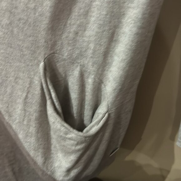 Gray Open Front Cardigan - Picture 6 of 6